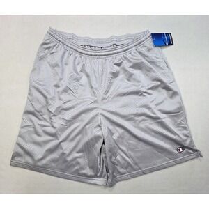 Champion Athletic Mesh Shorts Silver Gray XL Have a Shine to Them